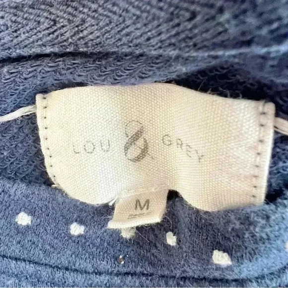 Lou & Grey Women’s Dotted Drawstring Pocket Dress Size Medium - Picture 11 of 12